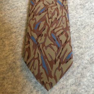 Tan Abstract tie